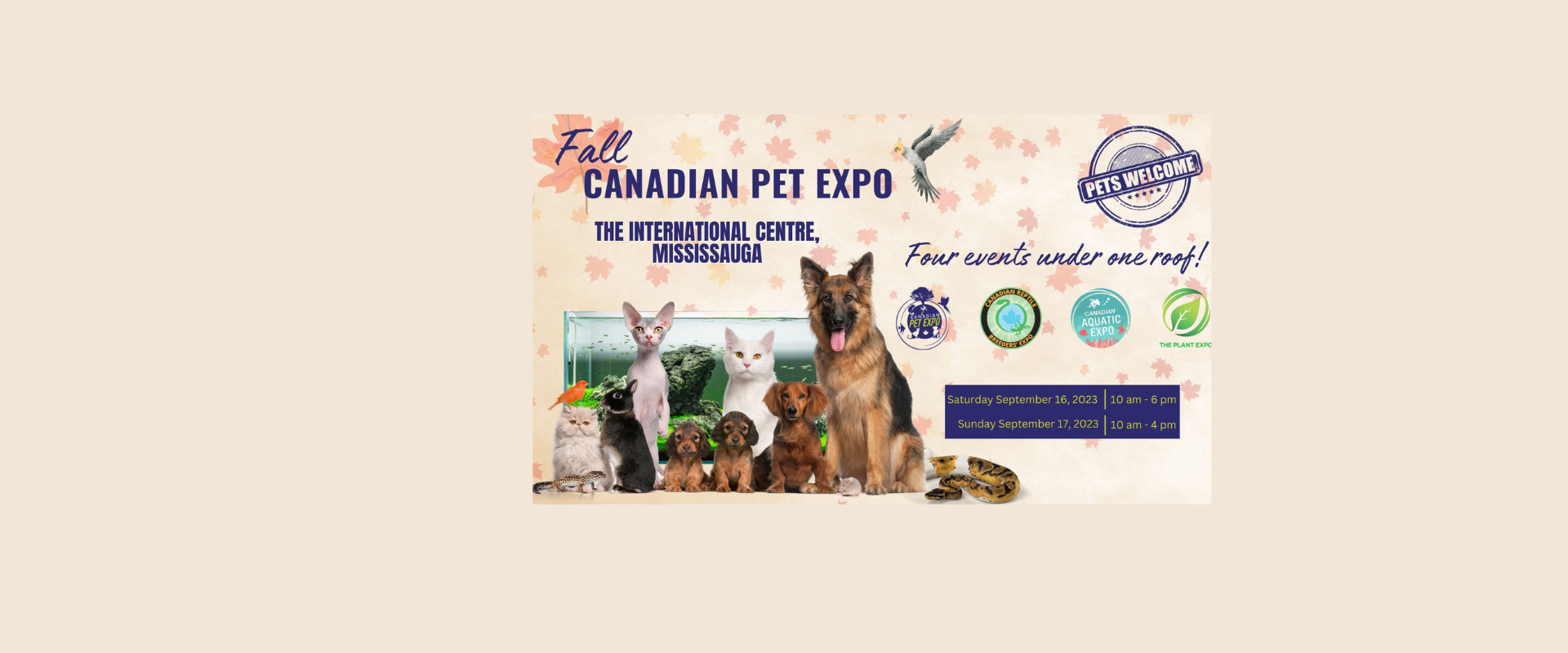 Fall Canadian Pet Expo