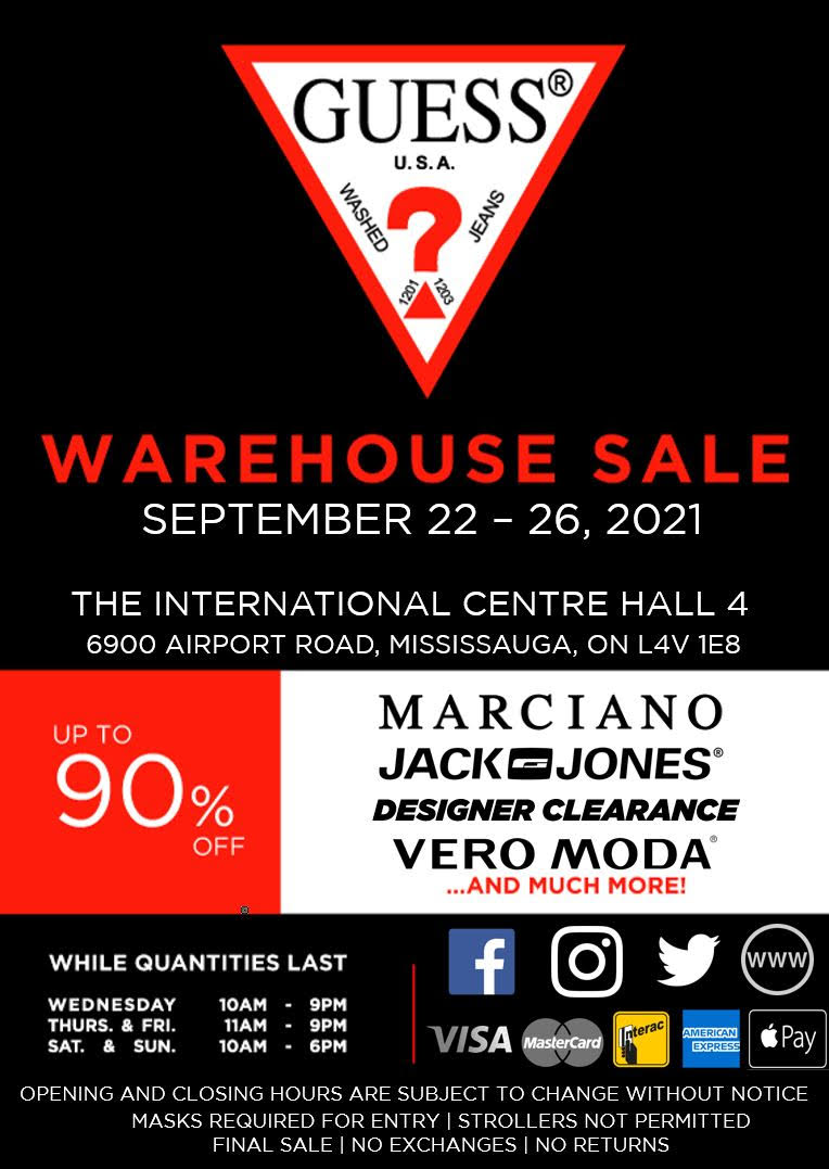 Guess Jeans Warehouse Sale